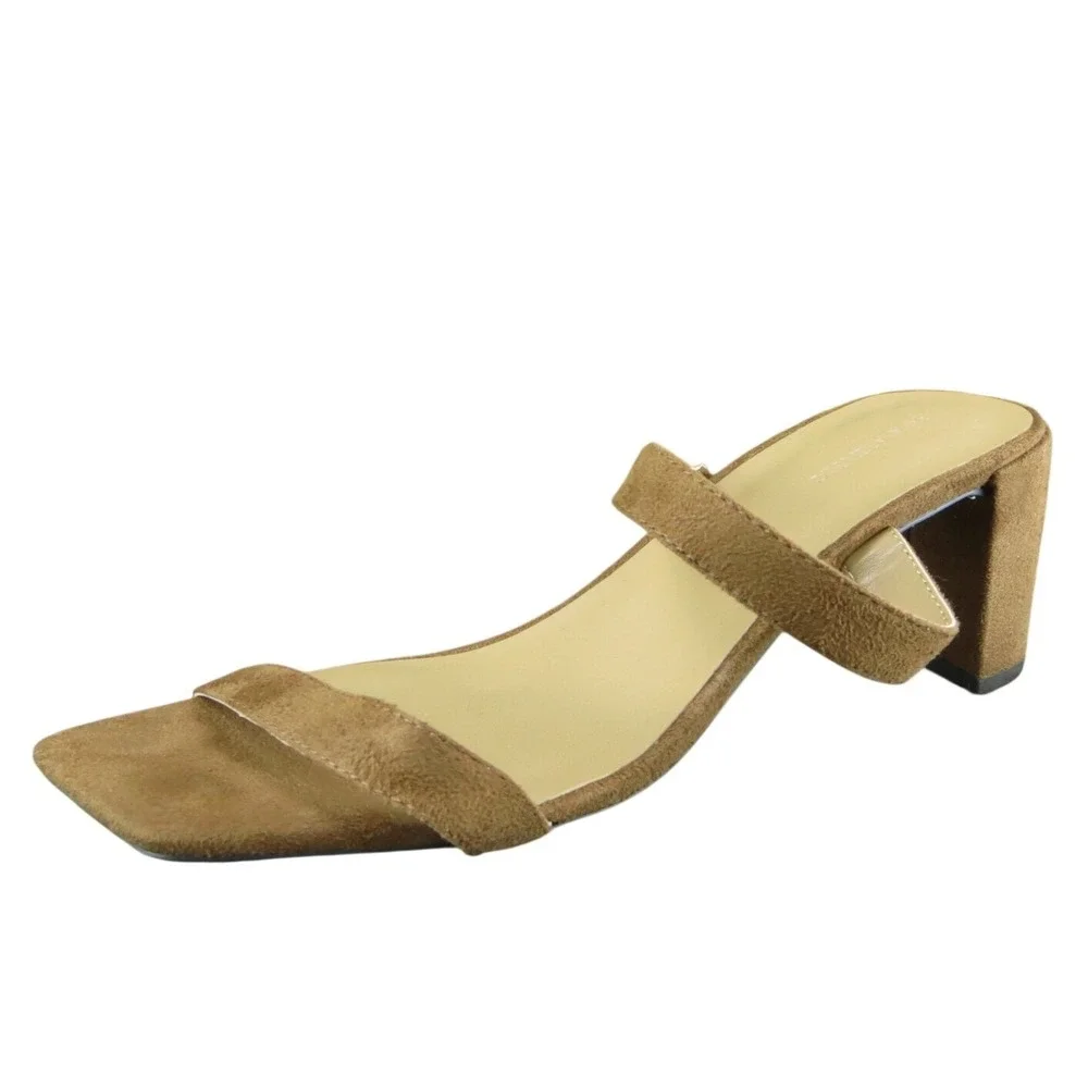 Banana‎ Republic  Women Slide Sandal Shoes Brown Leather Size 9 Medium